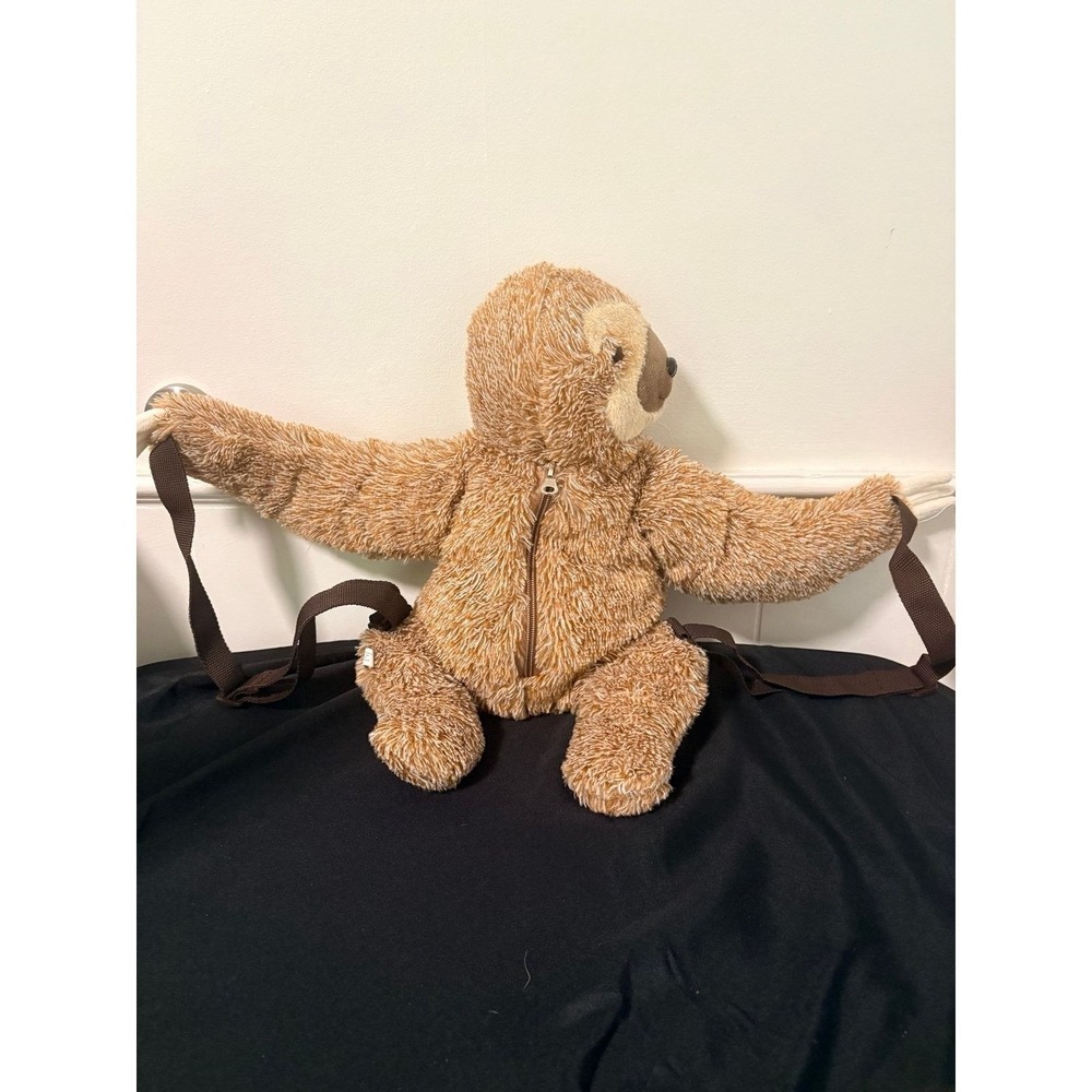 Hobby Lobby Brown Sloth Animal Hanging Plush Backpack Purse